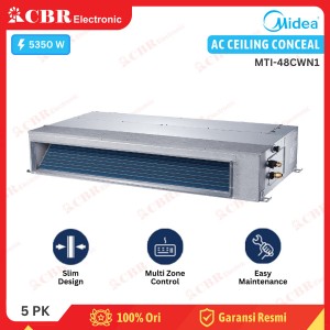 MIDEA AC Ceiling Conceal 5 PK MTI-48CWN1 / MOUC-48CRN1 R-410A (Ducted)